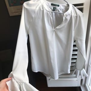 Ralph Lauren flare sleeve blouse